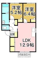 物件の間取り画像