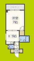 スマイルハイツ桃谷の間取り