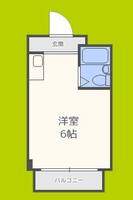 清水728ハイツの間取り