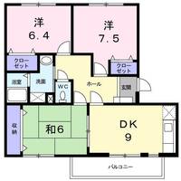エスポワール寺本の間取り