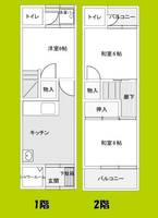 大阪府大阪市東淀川区豊新4丁目(一戸建)の賃貸物件の間取り