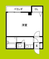 フレグランス阿倍野の間取り