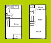 大阪府大阪市東住吉区住道矢田1丁目(一戸建)の賃貸物件の間取り