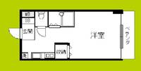 MESSAGE放出東の間取り