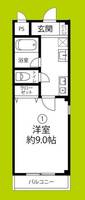 ヴィレッタ福島の間取り