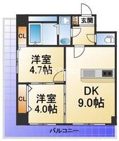 物件の間取り画像