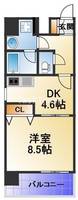 エイペックス梅田東Ⅱの間取り