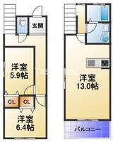 KOMOREBI西郷通の間取り
