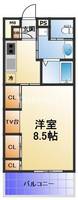 HANATEN EASTの間取り
