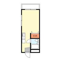 エクセル貴多川第3A108の間取り