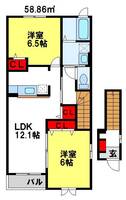 物件の間取り画像
