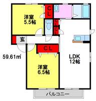 物件の間取り画像