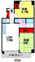 物件の間取り画像