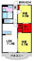 物件の間取り画像