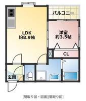 物件の間取り画像