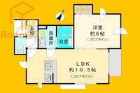 東京都新宿区中井1丁目(アパート)の賃貸物件の間取り