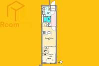 東京都中野区新井2丁目(マンション)の賃貸物件402の間取り