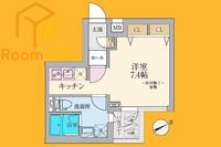 東京都新宿区北新宿3丁目(マンション)の賃貸物件308の間取り