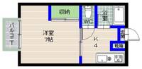 シティハイムBOOMの間取り