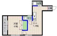 六本松上田ビルの間取り