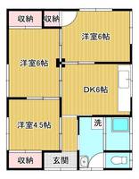 山口県宇部市黒石北2丁目(一戸建)の賃貸物件1の間取り