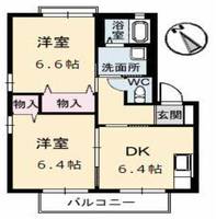 ディアスB棟の間取り