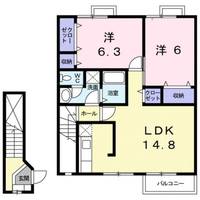 エビナールKの間取り