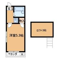 東京都葛飾区柴又6丁目(アパート)の賃貸物件の間取り
