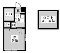 東京都葛飾区東立石4丁目(アパート)の賃貸物件203の間取り