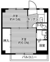 千葉県野田市山崎(マンション)の賃貸物件105の間取り