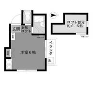東京都江東区亀戸3丁目(アパート)の賃貸物件202の間取り