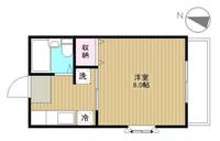 千葉県東金市家徳(アパート)の賃貸物件203の間取り