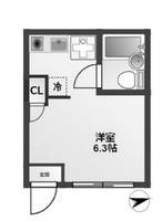 東京都墨田区八広4丁目(アパート)の賃貸物件102の間取り