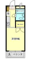 東京都青梅市長淵7丁目(マンション)の賃貸物件106の間取り