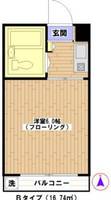 東京都江戸川区東葛西3丁目(マンション)の賃貸物件101の間取り