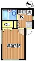 東京都江戸川区平井6丁目(アパート)の賃貸物件101の間取り