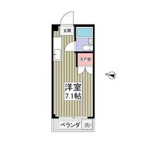 埼玉県草加市弁天2丁目(マンション)の賃貸物件202の間取り