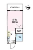 埼玉県川越市熊野町(マンション)の賃貸物件305の間取り