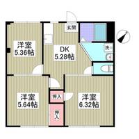 千葉県野田市柳沢(アパート)の賃貸物件105の間取り