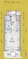 愛知県名古屋市中区千代田2丁目(マンション)の賃貸物件の間取り