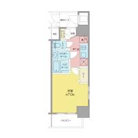 愛知県名古屋市中区新栄1丁目(マンション)の賃貸物件の間取り