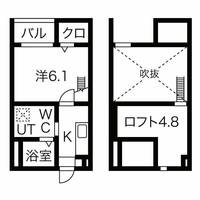 愛知県名古屋市中村区中村町6丁目(アパート)の賃貸物件の間取り