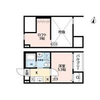 愛知県名古屋市西区名塚町3丁目(アパート)の賃貸物件の間取り