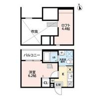 愛知県名古屋市西区中小田井1丁目(アパート)の賃貸物件の間取り