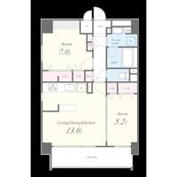 愛知県名古屋市西区名駅2丁目(マンション)の賃貸物件の間取り