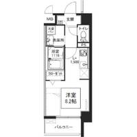 愛知県名古屋市中川区百船町(マンション)の賃貸物件の間取り