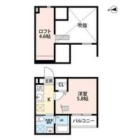 愛知県名古屋市中村区鈍池町1丁目(アパート)の賃貸物件の間取り