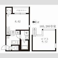 愛知県名古屋市西区児玉2丁目(アパート)の賃貸物件の間取り