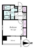 愛知県名古屋市中区千代田2丁目(マンション)の賃貸物件の間取り