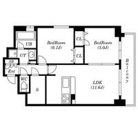 愛知県名古屋市中区丸の内3丁目(マンション)の賃貸物件の間取り